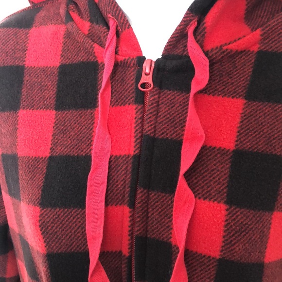 Women’s Gap Maternity Hooded Flannel Onesie - Picture 5 of 6